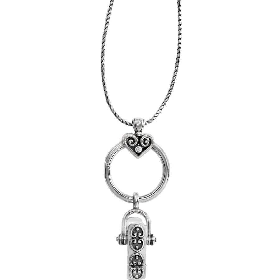Alcazar Charm Badge Clip Necklace - Image 2