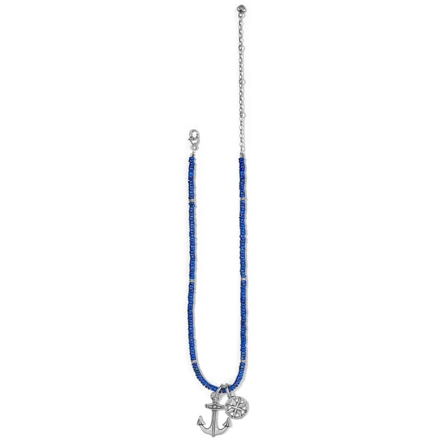 Anchor And Soul Bead Necklace - Image 2