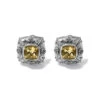 Bali Citrine Java Post Earrings