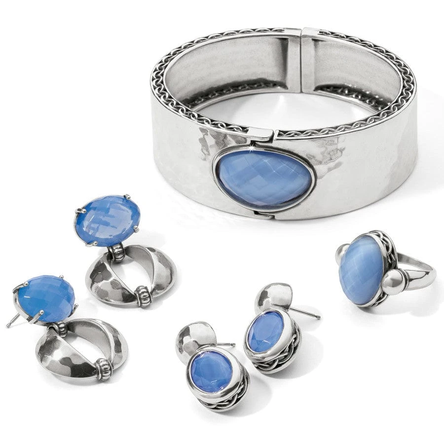Blue Moon Hinged Bangle - Image 3