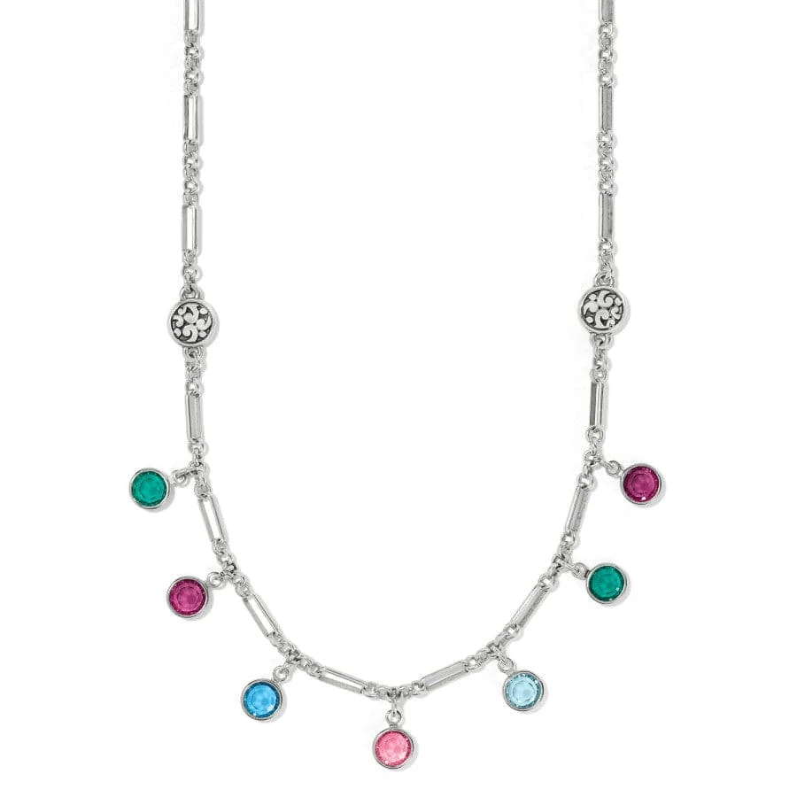Elora Gems Drops Collar Necklace - Image 2