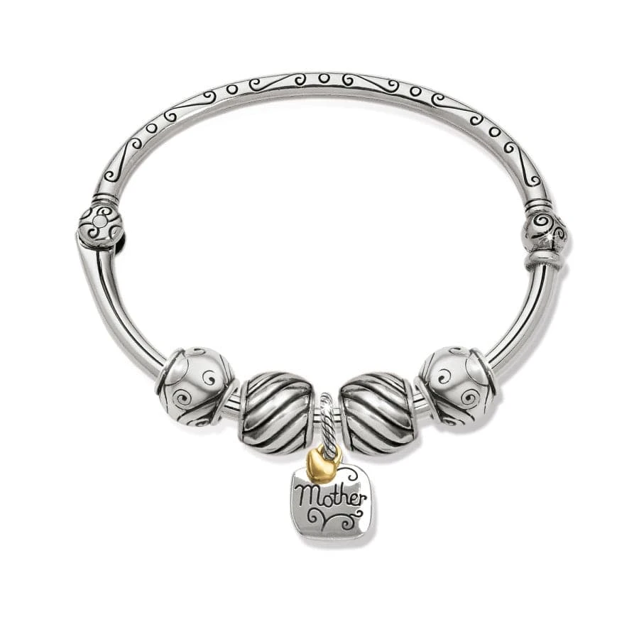 Heart Of Gold Charm Bangle