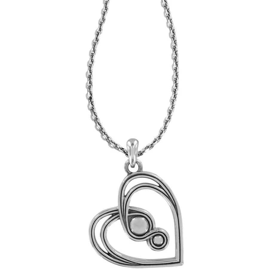 Infinity Sparkle Petite Heart Necklace - Image 2