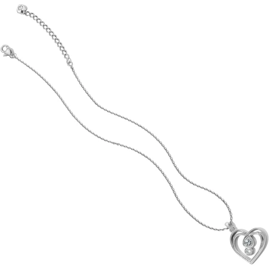 Infinity Sparkle Petite Heart Necklace - Image 3