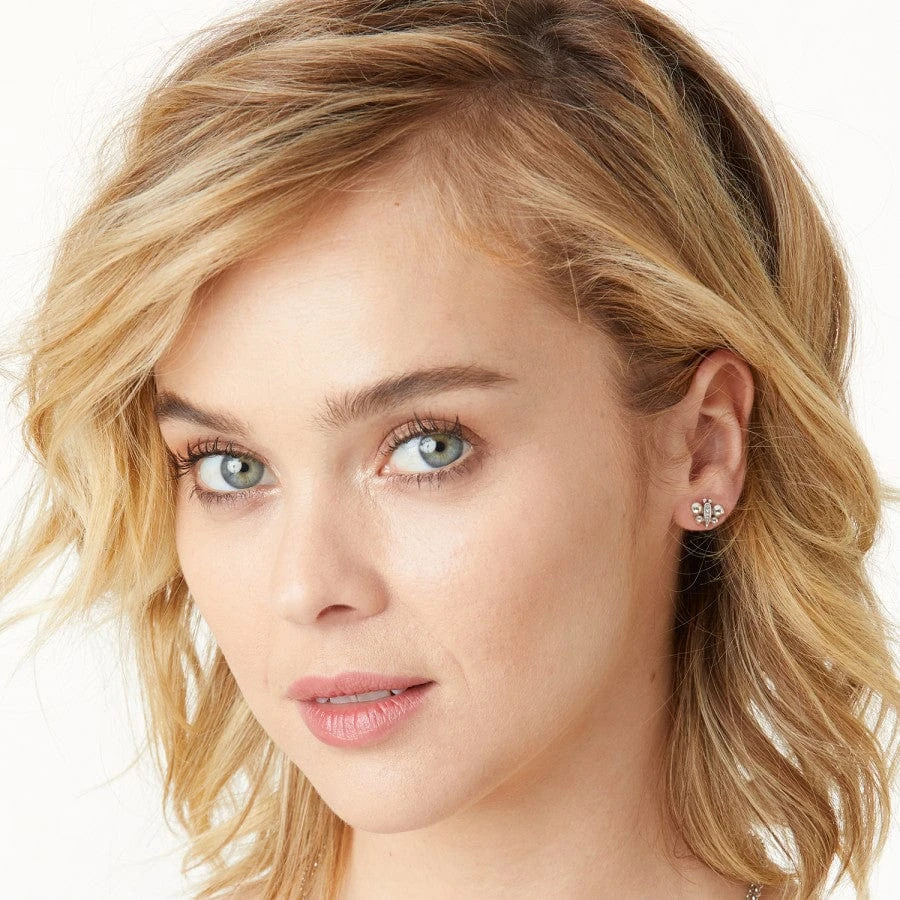 Meridian Petite Butterfly Post Earrings - Image 3