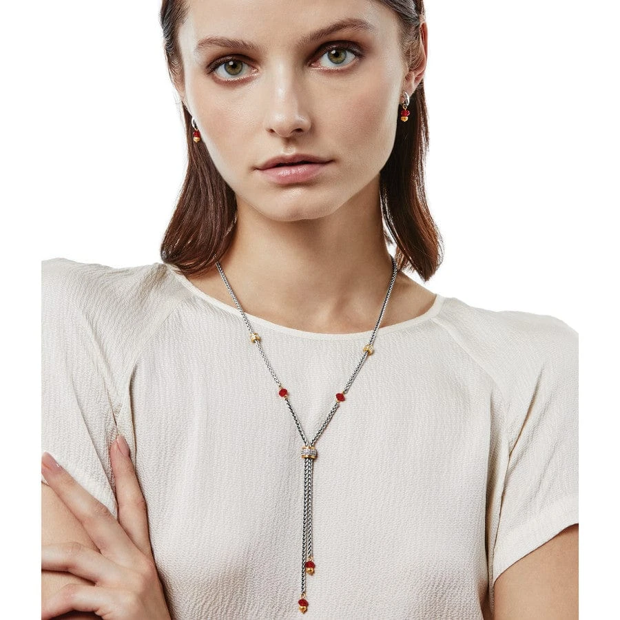 Meridian Two Tone Petite Y Necklace - Image 5