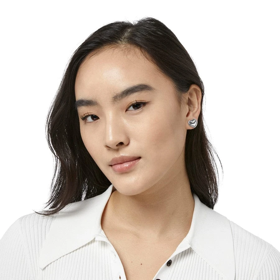 Pretty Tough Petite Heart Post Earrings - Image 4