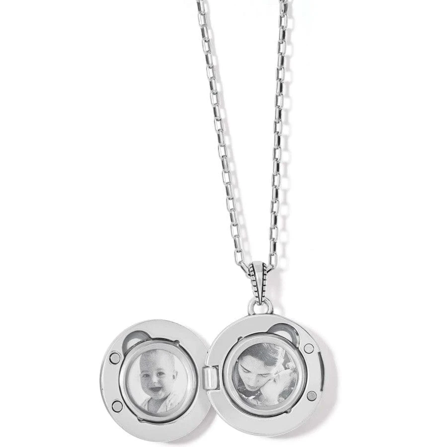 Romanza Round Locket Necklace - Image 2