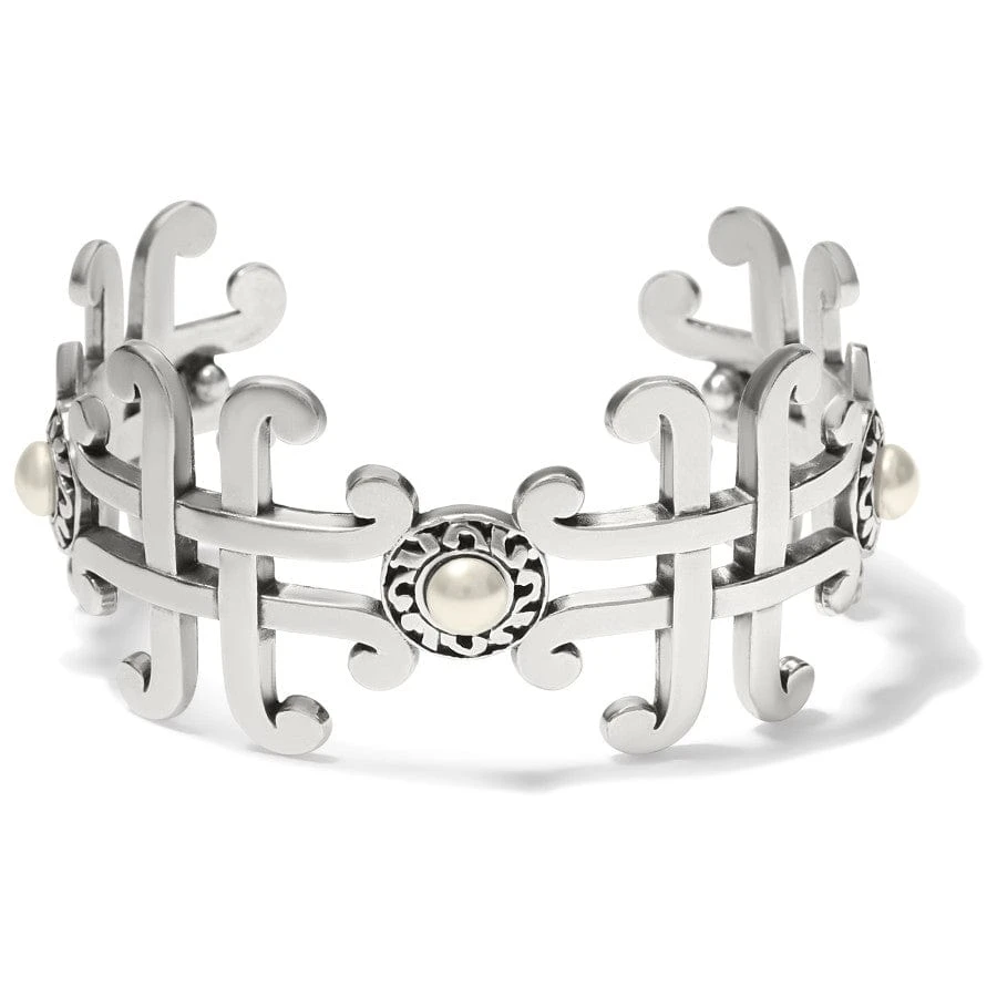 Taos Pearl Cross Cuff