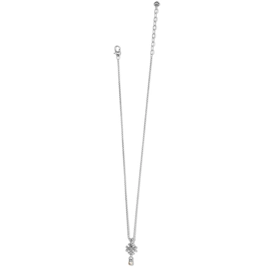 Taos Pearl Cross Mini Necklace - Image 2